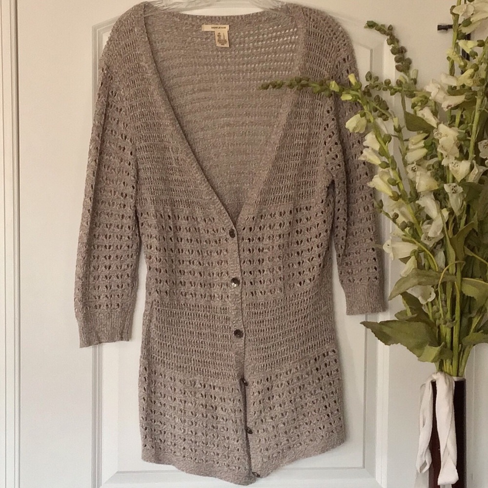 DKNY Jeans Cardigan Sweater *So pretty!! Mauve